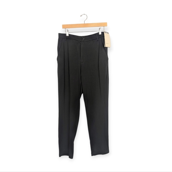 NWT Icebreaker Men's Black Wool Interlock Pants Size M - Picture 1 of 9